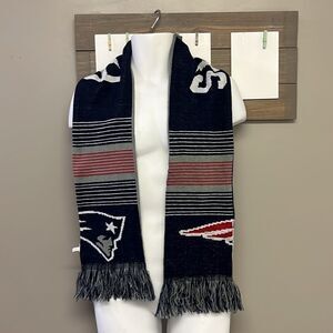 FOCO New England Patriots Winter Reversible Unisex Acrylic Scarf w/ Tassels-OSFM